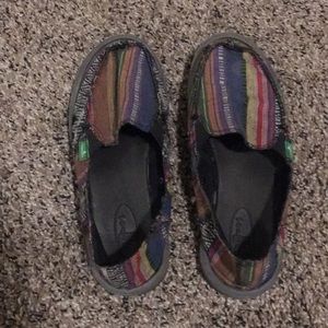 Sanuk Striped Shoes